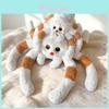 Soft Plush Spider Toy With Large Eyes And Red Nose For Kids And Teens