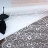 1.5m x 24cm French Chantilly Lace, Non-stretch Eyelash Lace Fabric for Sewing, Bra, Underwear, Lingerie, Dress, Garment, Crafting