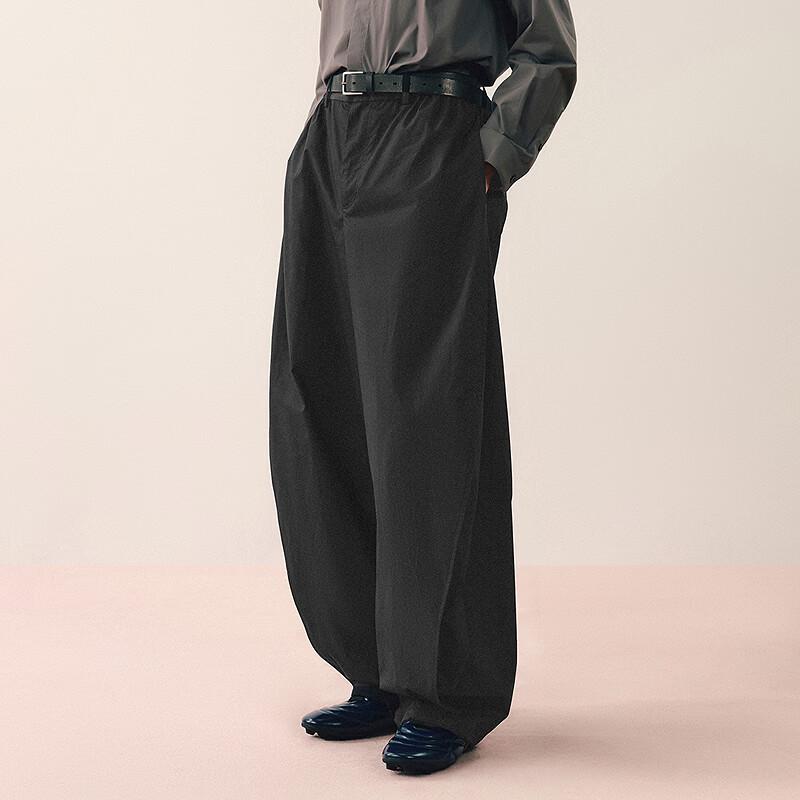 Sketch Men's 2026 Spring Loose Fit Straight-Leg Curved Casual Pants
