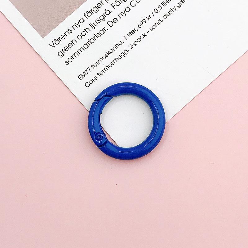 Anelli a Molla Colore Caramella – 25mm Accessori per Gioielli e Portachiavi