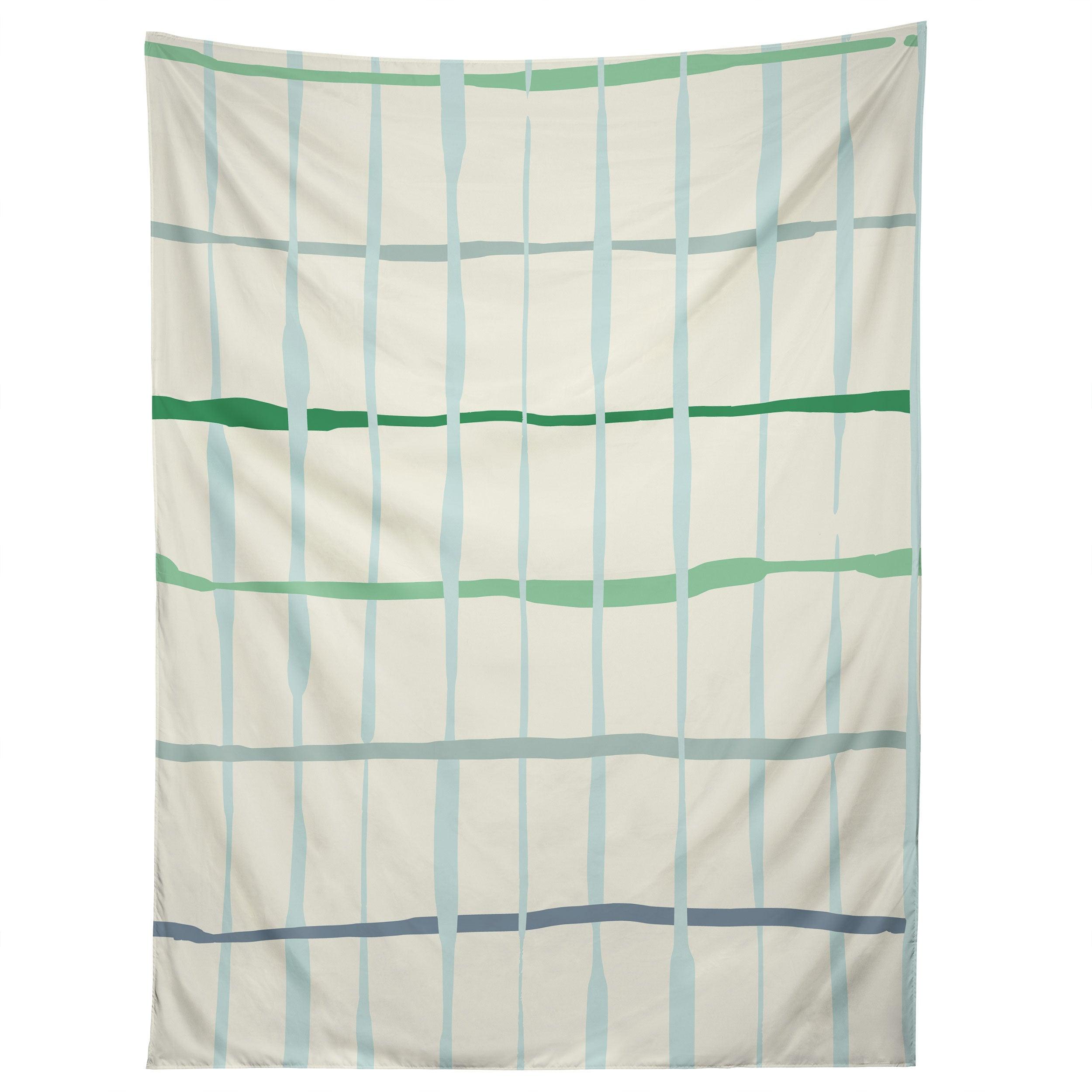 SUMMER LINES MINT tapestry 75x100