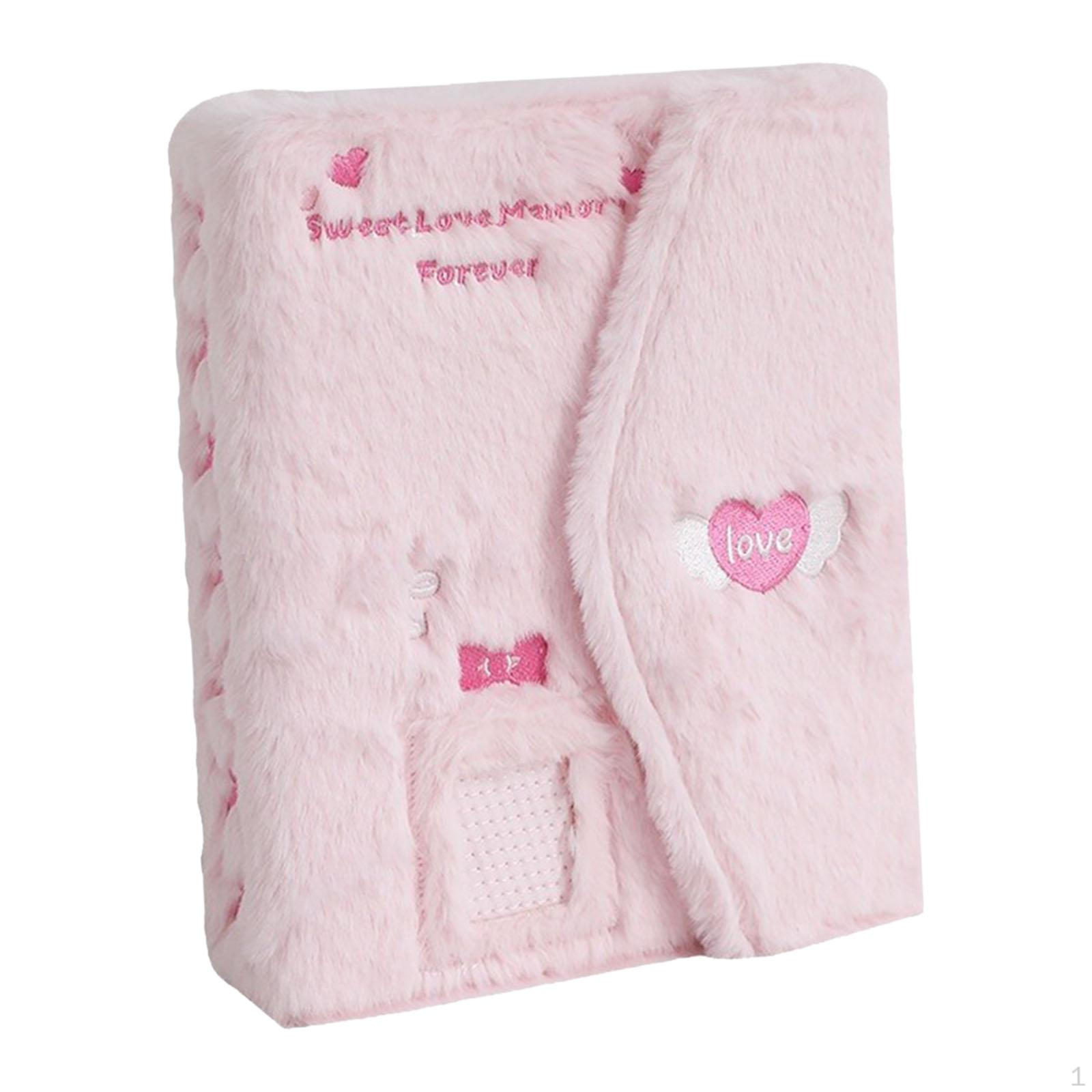 Фотоальбом формата А5 папка для фотокарточек книга-держатель розовый 1840₽