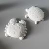 Animal Shape Mould White Turtle Storage Box Mold Crab Silicone Mould With Lid Storage Box Plaster Mold For Soap Molding Home