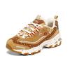 Skechers DLites 1.0 Snow Cake Shoes Women Sneakers Brown 149257-TNBR