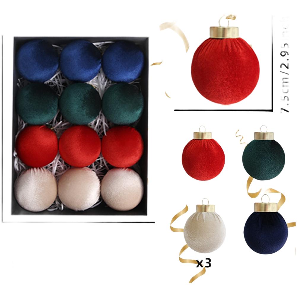 Hanging Decorative Balls Christmas Ball Ornaments Holiday Home Decor Complete Decorative Set Elegant Christmas Decor
