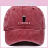 Vitamin G Classic Baseball Cap With Sun Protection For Sports And Travel