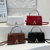 Personality Trend Crocodile Pattern Casual Small Square Bag Women's New Foreign Style Niche Chain Single Shoulder Messenger Bag