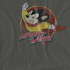 Mighty Mouse Unisex Adult Circle T-Shirt