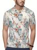 Men'S Short-Sleeve Polo Shirt with Flat Digital Print Pattern - No Texture