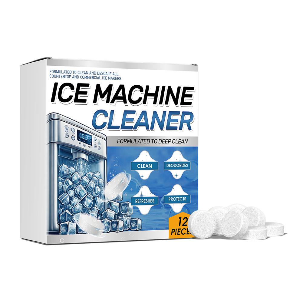 

Ice Machine Cleaner Maker Descaler Easy-to-Use Nickel Safe Scale Remover Ice Maker Cleaner Tablets for Ice Machine A 1pcs