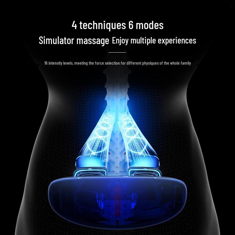 PANGAO Lumbar Waist Massager with Heat CN Plug (adapter Included)
