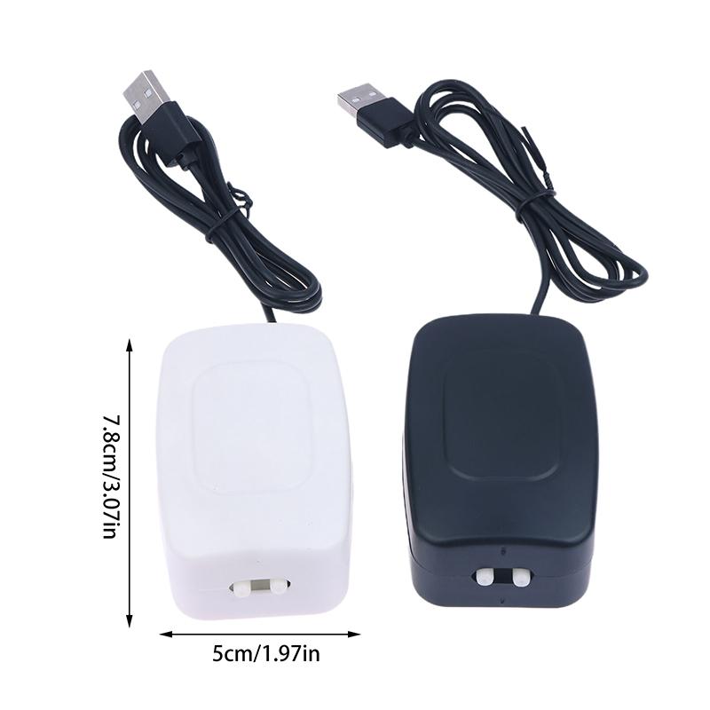 Usb 5V 1W Aquarium Oxygen Air Pump Fish Tank Mini Compressor Double Outlet With Check Valve Silent Oxygenator Bubble Aerator