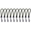 10pcs Tent Elastic Rope with Hook Camping Tent Fixation Elastic Rope Accessories