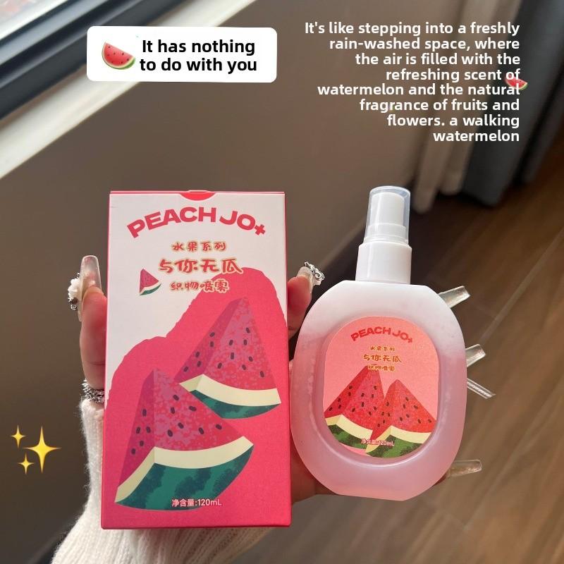 Spray Desodorizante para Ropa con Aroma a Fruta Pera, Melocotón y Uva, Fragancia Ligera y de Larga Duración para Hombres y Mujeres