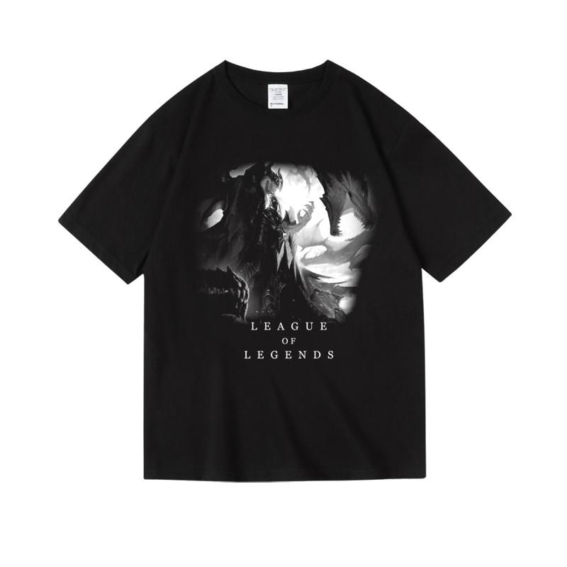 2024 Games LOL League of Legends Men's Printed Women's Cotton Crew Neck Short Sleeve Half Sleeve T-Shirt Men's Women's T-Shirt