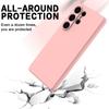 For Samsung Galaxy S25 Ultra Case Liquid Silicone Anti-Scratch Phone Cover with Hand Strap