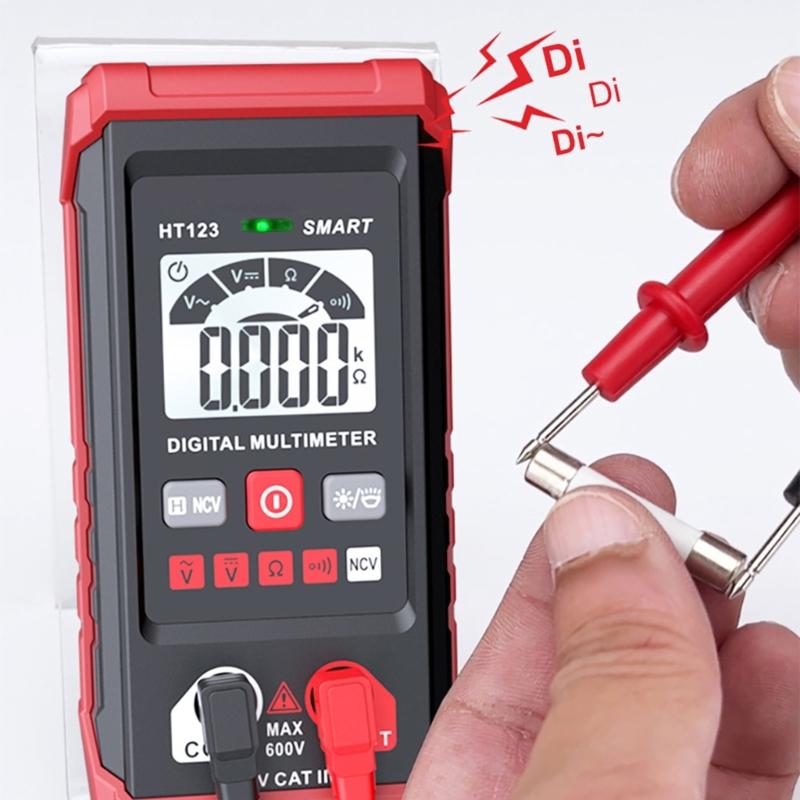 Digital Multimeter and Analyzers 2000 Counts Voltmeter Ohmmeter Auto Ranging Tester,Voltage Resistance Continuity NCV