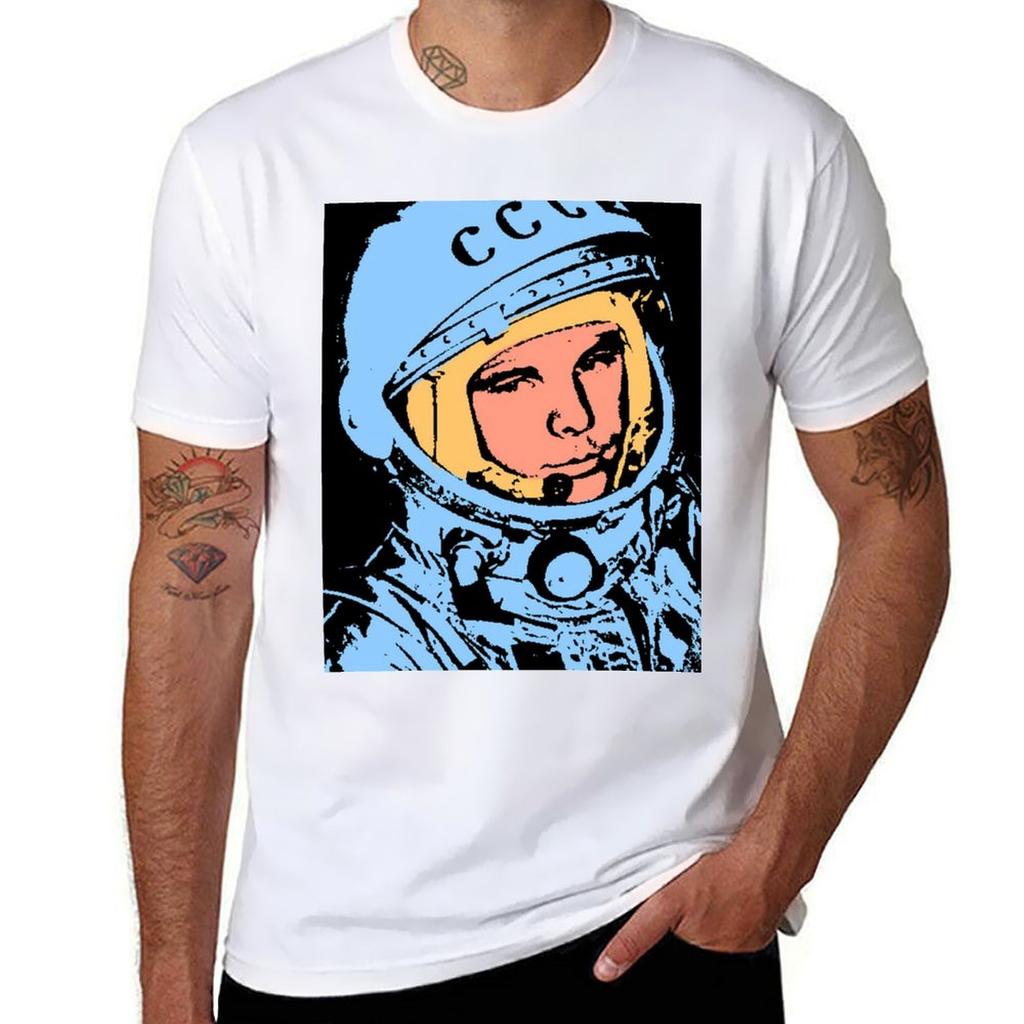 YURI GAGARIN4 TShirt Novelty Print Casual Tee Shirt