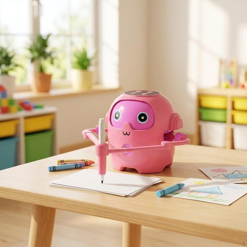 Portable Smart Educational Painting Toy for Boys Girls Ages 5+ Birthday Gift Pink