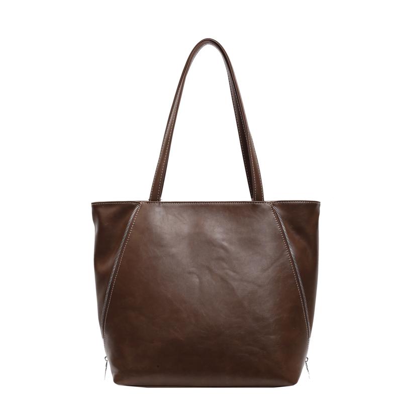 2026 Herbst und Winter Leder Tragetasche Große Kapazität Schultertasche Damen Modische Handtasche