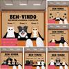Personalized Dog Cat Doormat Cartoon Pet Mat Bem Vindo Rug Carpet Hallway Doorway Floor Mats Gift Home Decor Accessory