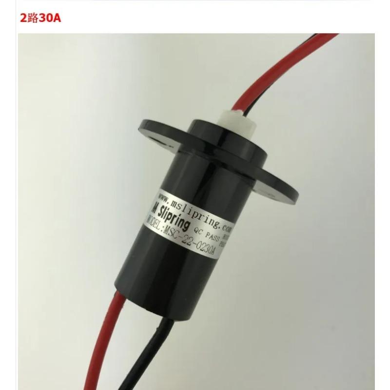 1 Piece 2/3/4/5/6 Channel 30A Slip Ring Diameter 22mm/31mm Rotate Connector Slip Rings SRC-22-0X30A Capsule Conductive