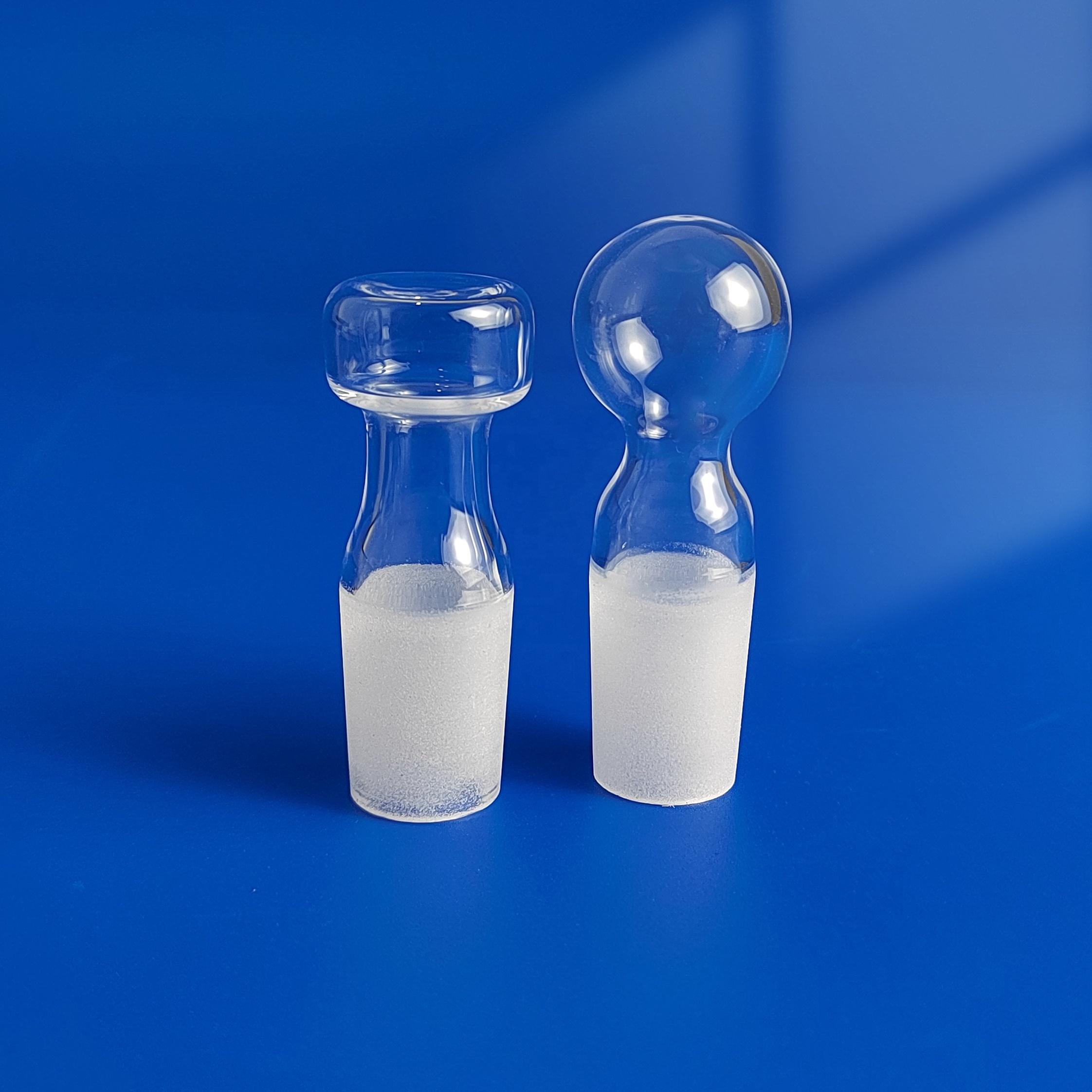Factory Custom Cuarzo Fused Silica Quartz High-Temperature & Corrosion-Resistant Quartz Glass Plugs Stopper for Lab Equipment custom