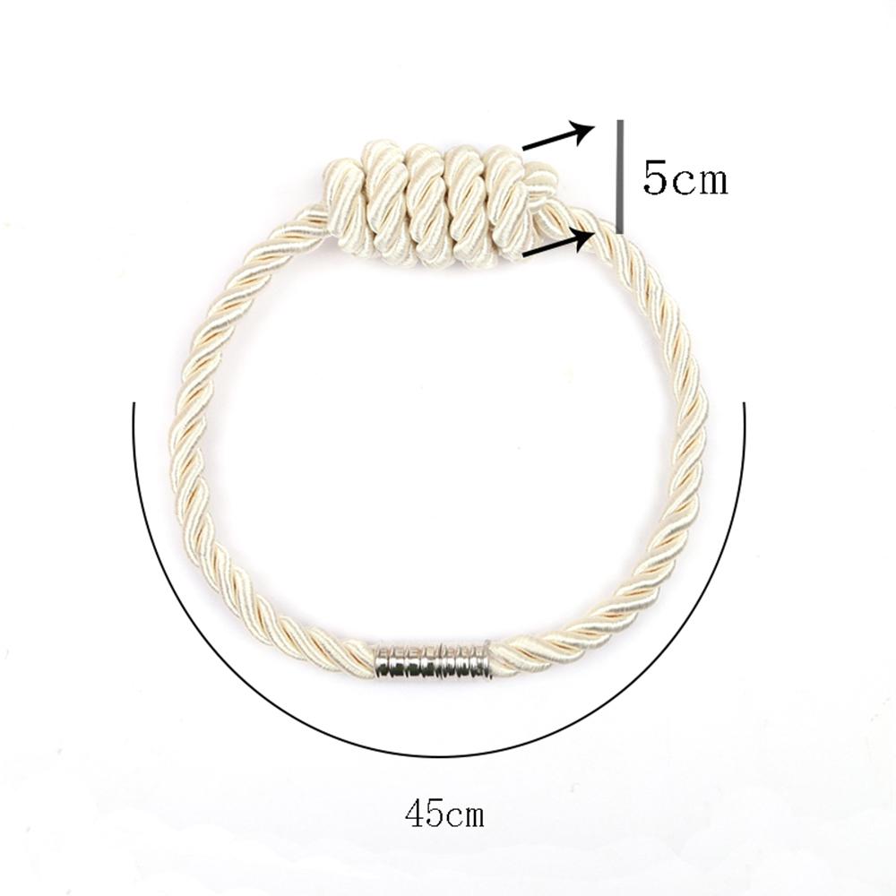1 Stück Vorhang-Raffhalter Magnetischer Clip Schnalle Seilgeflecht Hängende Kugel Vorhänge Halter Klemme Vorhanghalter Zubehör Cortinas