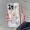 Ins Snowflake Wave Edge Applicable To Apple 17/16 Mobile Phone Case iPhone15 Glitter 13 Soft Case 12 Premium Sense 14