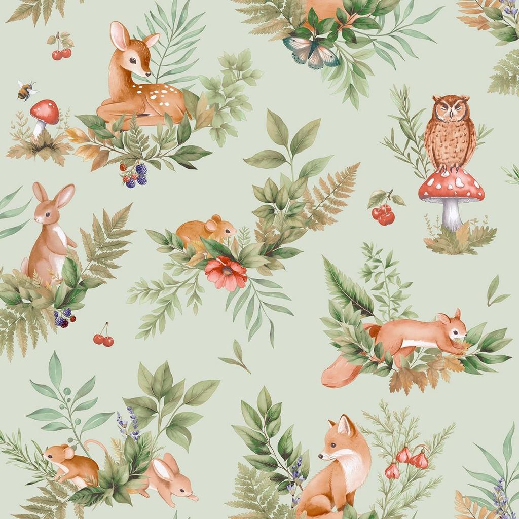 Holden Décor Forest Friends Textured Wallpaper