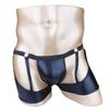 Adults Mens Front Bulge Pouch O-Rings Patent Leather Boxers Briefs Gay Underwear Underpants