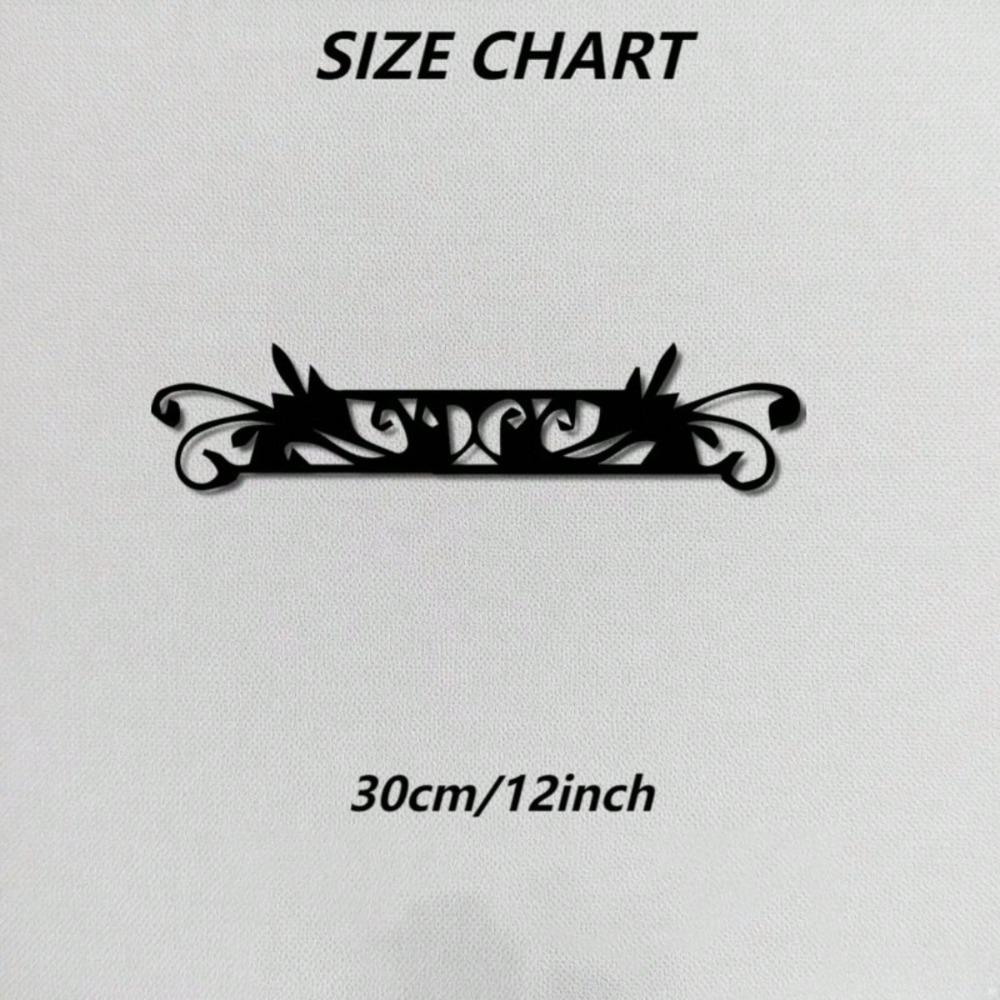 Elegant Iron Wall Art Modern Home Decor Metal Statement Piece Living Room Gift