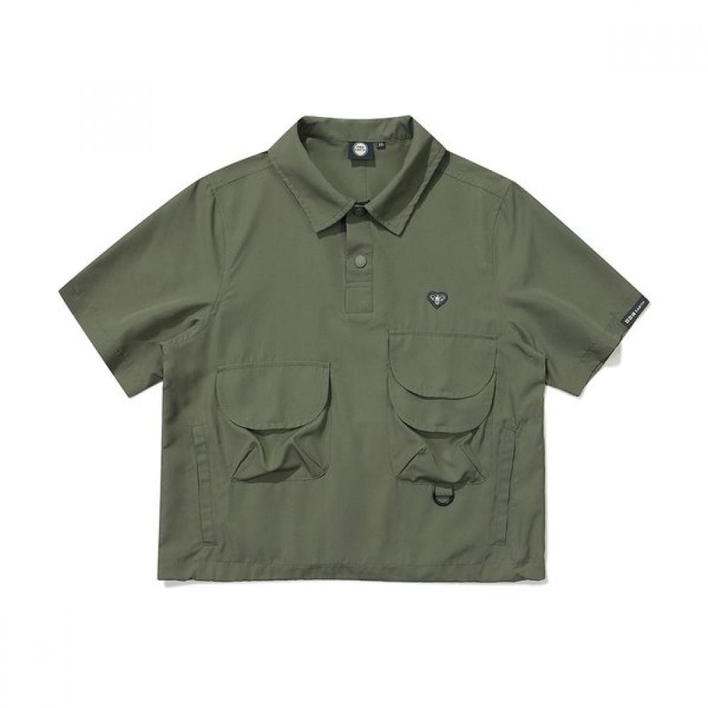 Bbc Earth Карманный Анорак с Полурукавами Хаки Джаспер 105