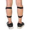1Pair Soccer Football Breathable Leg Shin  ive Guards Pad Board for Adults (Black)