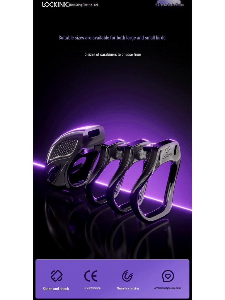 LOCKINK CB Electric Shock Chastity Training Toy