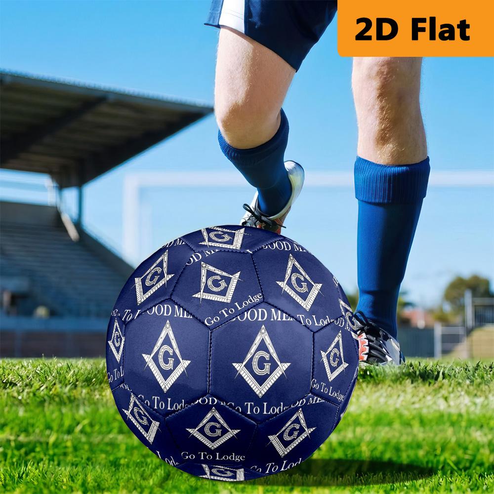 The Craft Secrets Freemasonry Soccer Ball Suitable for Both Training and Competition High Elasticity No. 5 Football Very Elastic Training Football