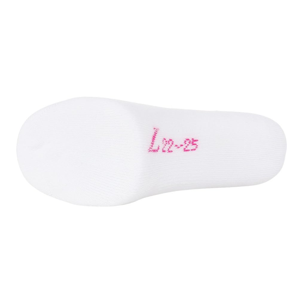 Yonex Shorts and Free Size Women's Socks, White/Pink (062),