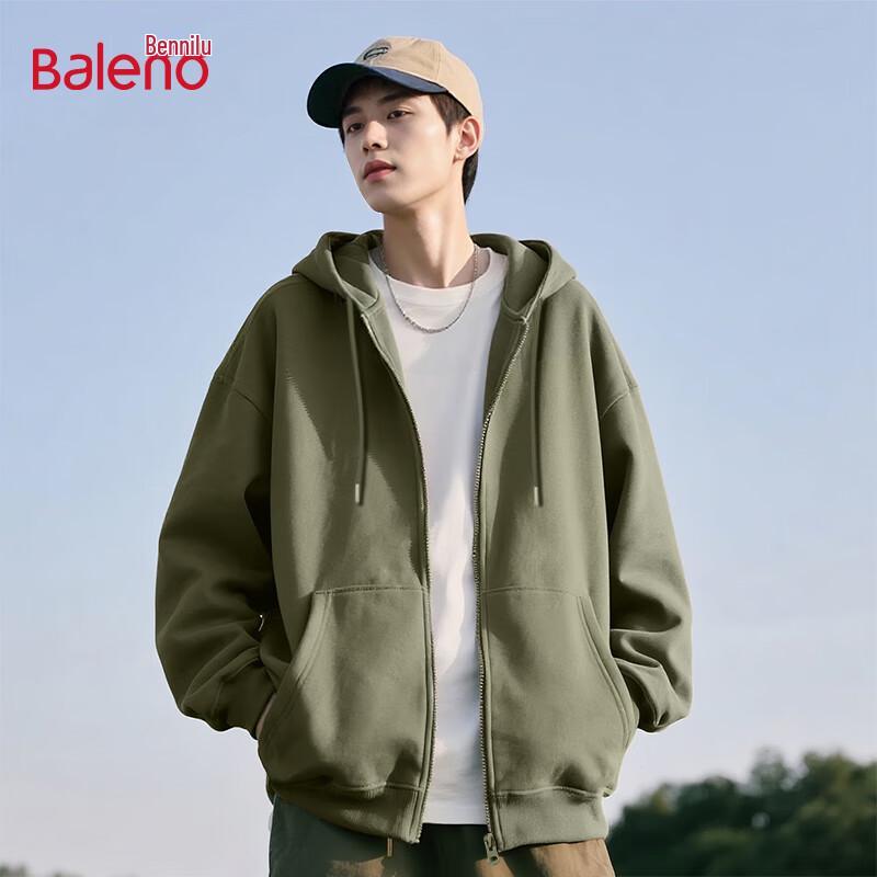 

Мужская толстовка с капюшоном на молнии Baleno 2025 Осень/Зима, свободного кроя 4XL