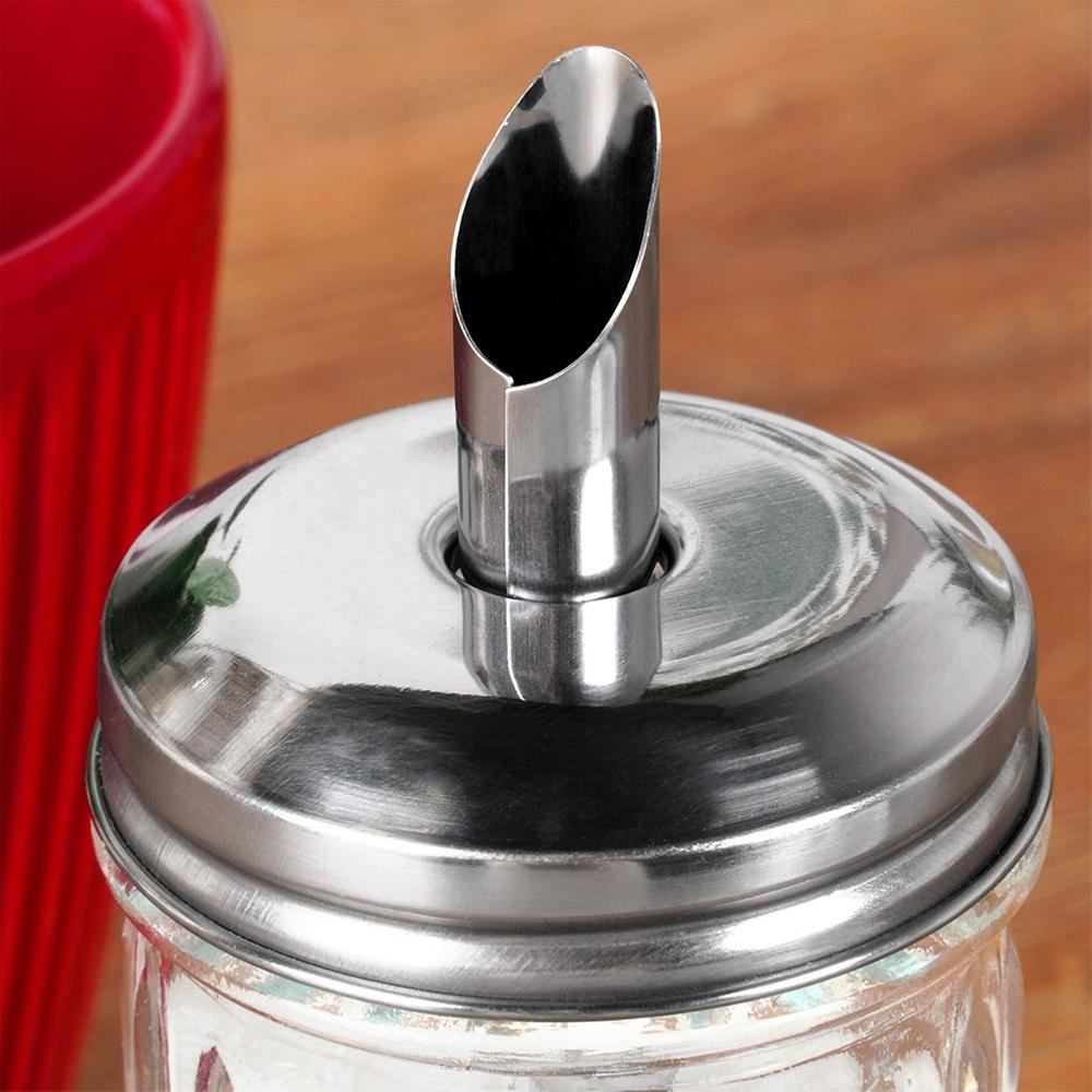 Glass sugar bowl with dispenser 190 ml