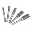 5 Pcs Carbide Burr Set Single Cut Rotary Files with 6mm 0.24in Shank for Engraving Polishing Drilling