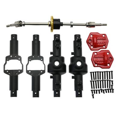 Metal Front Differential Axle with Axle Housing for MN86K MN86KS 1 12 Remote Control Climbing Car Upgrade Part Black