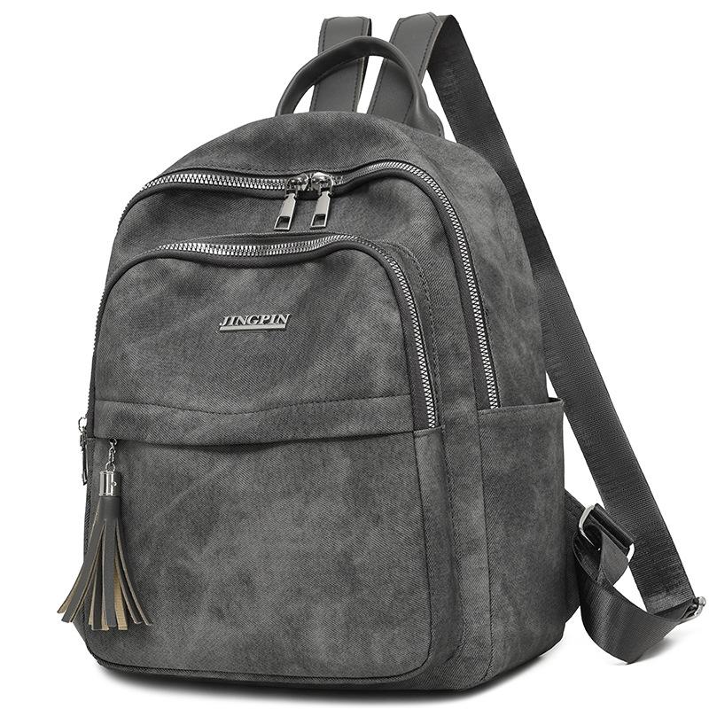 Tassel Women's Large Capacity Backpack