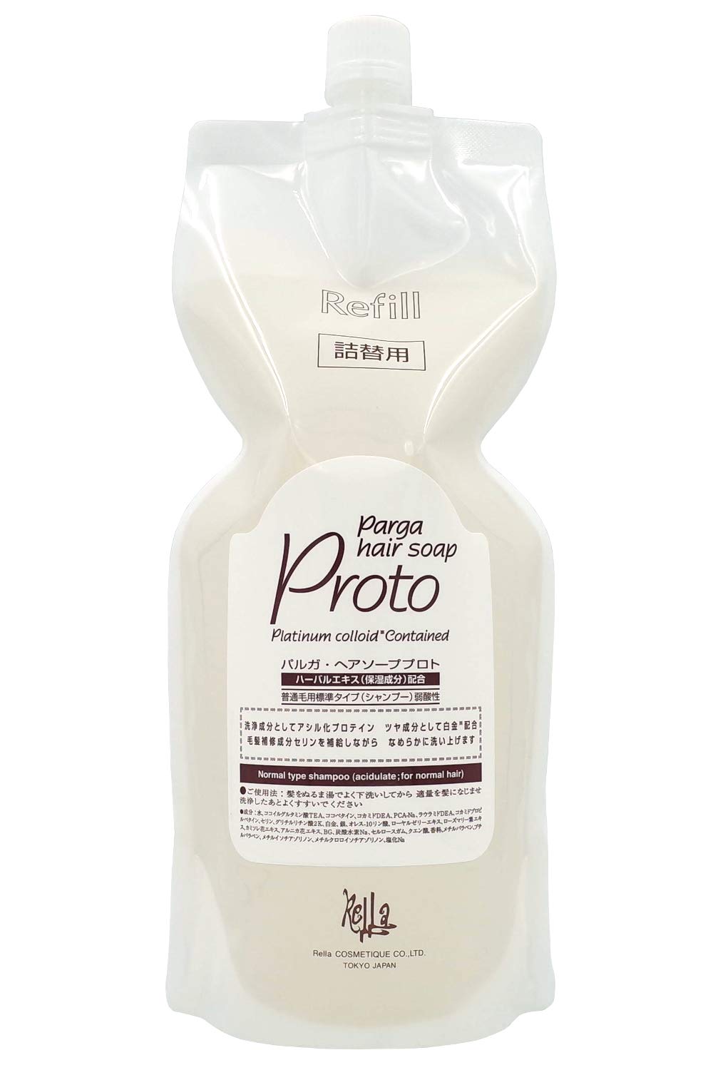 

Lela Parga Amino Acid Shampoo Parga Hair Soap Proto 1,000ml Refill