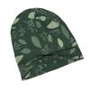 2D Flat Printing Eucalyptus Dark Green Floral Aesthetic Pattern Knit Hat with Subtle Fashion Details Ideal for Adults Looking To Add Texture and Chara