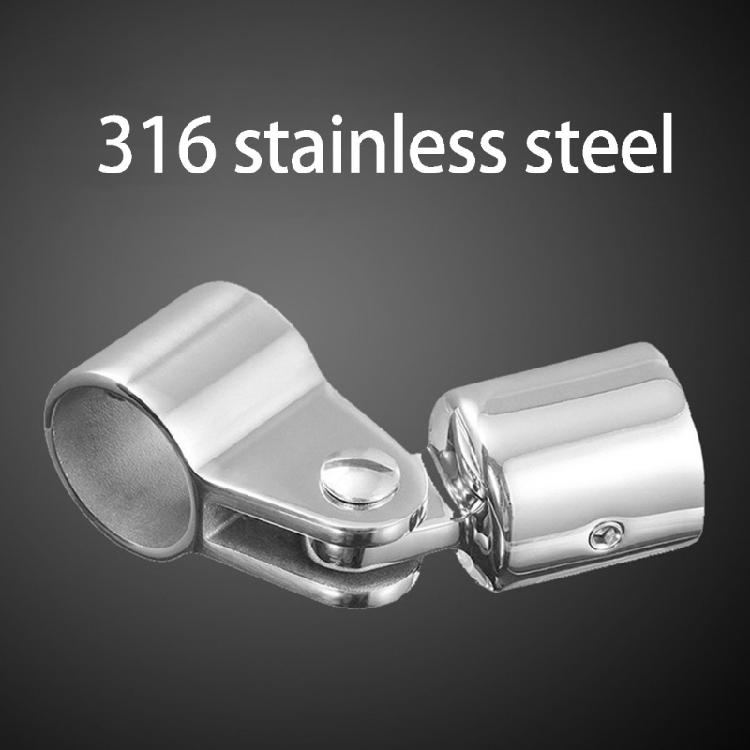 Marine Marine Boat EyeTube End Cap Stainless Steel Bimini Top Fitting Hardware For 7/8" or 1'' Round Tubing