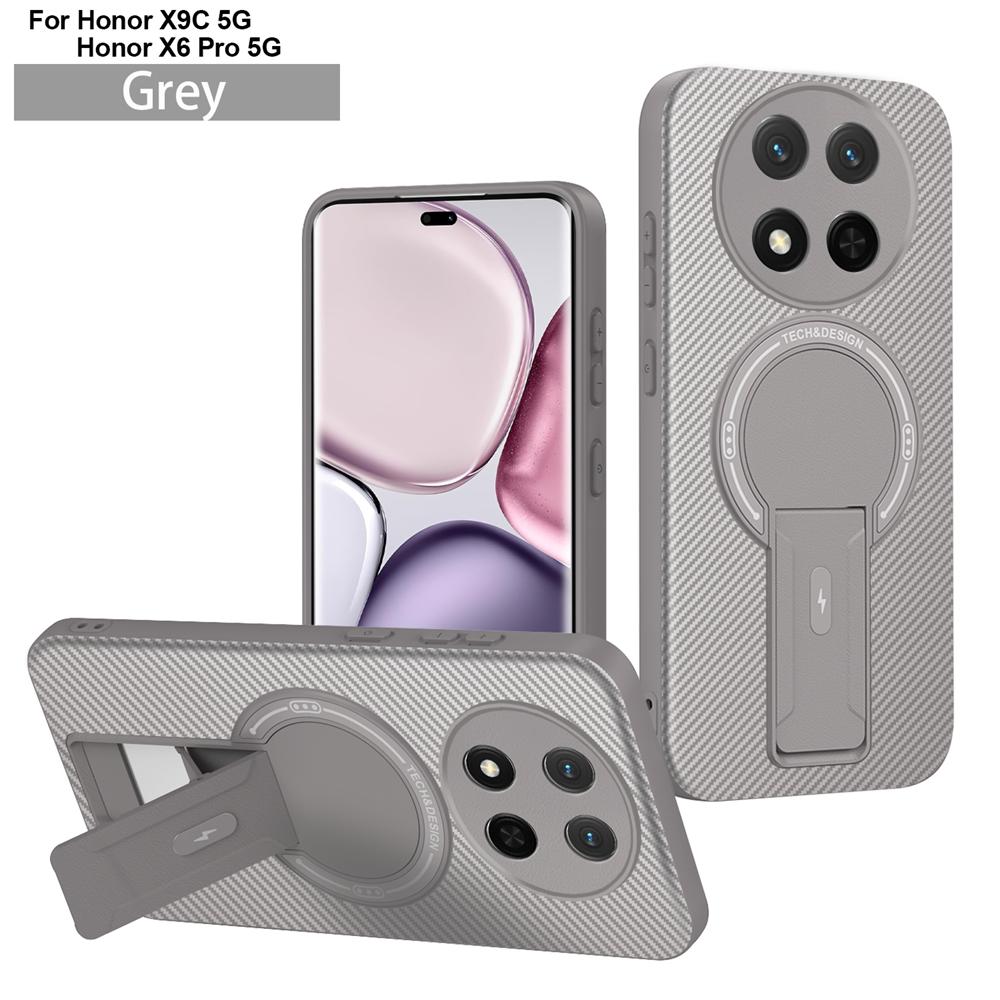 For Honor Magic7 Lite 5G Case Magnetic Stand Holder Armor Bracket Case For Honor Magic 7 Lite Magsafe Wireless Charge Cover