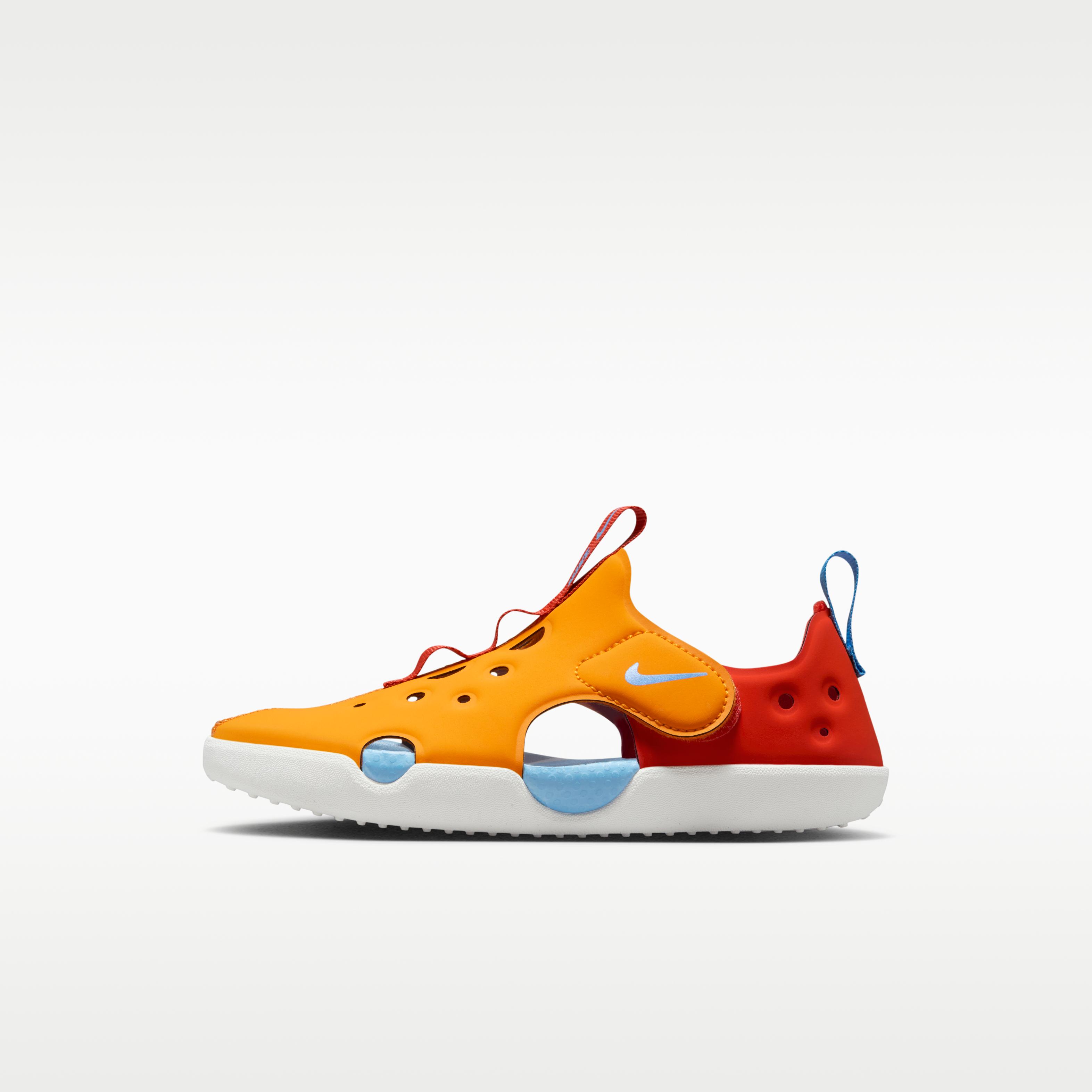 Nike Sunray Protect 4 Orange Peel Picante Red University Blue (PS) 35