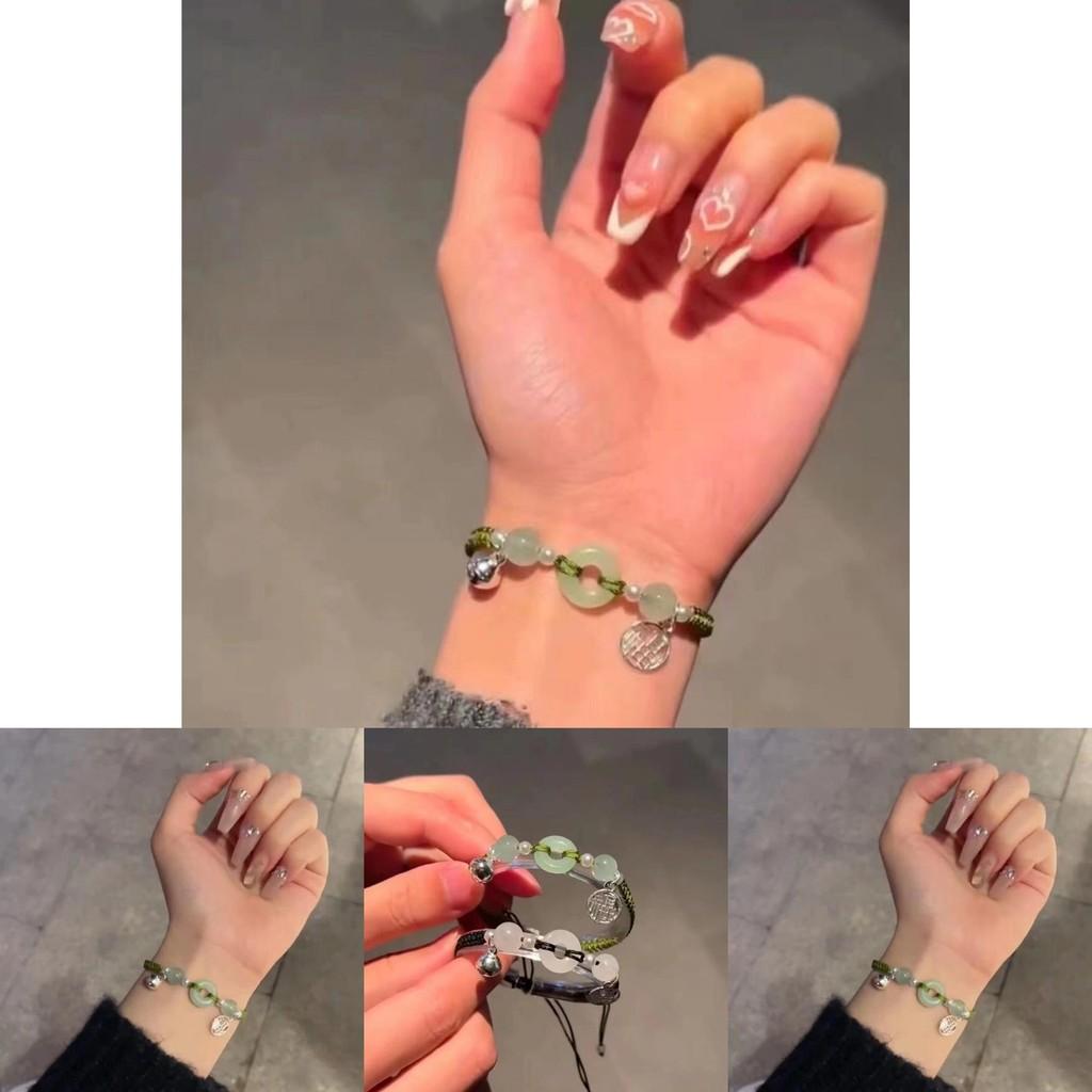 Stylish Adjustable Black String Bracelet For Travel Gifts Geometric Design 2024