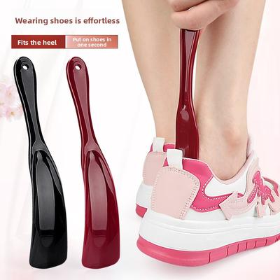Plastic Small Shoehorn Can Be Hung Without Bending, Shoe Pump, Home Daily Necessities, Shoe Lift, Travel Portable Shoehorn
