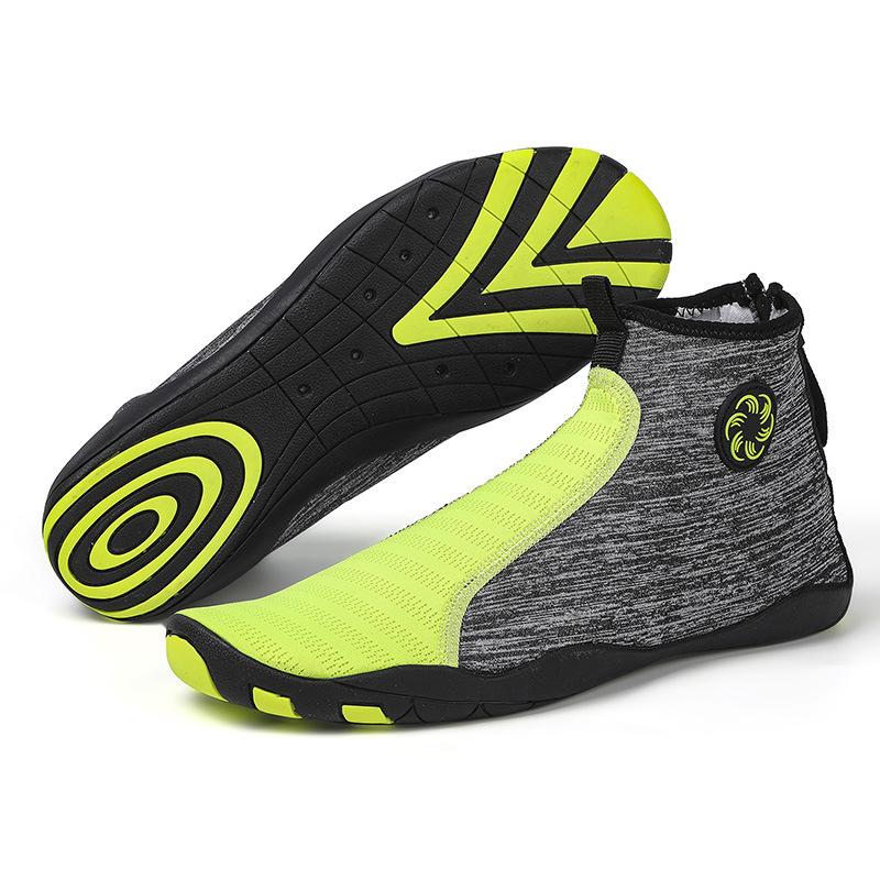 

Уличная обувь для ручьев, альпинистская, дышащая, для брода, пляжная, для плавания, комнатная, для фитнеса, бега, легкая обувь 46 флуоресцентный зеленый